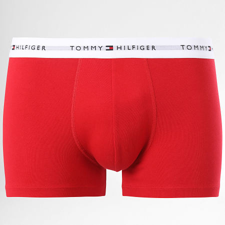 Tommy Hilfiger - Set di 3 boxer 2768 bianco rosso navy