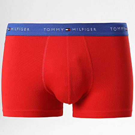 Tommy Hilfiger - Set De 3 Boxers 3438 Azul Real Rojo Negro