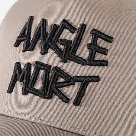 Angle Mort - Cappellino beige con logo Trucker