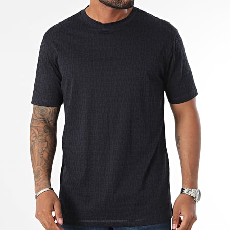 Armani Exchange - Tee Shirt 6DZTJA-ZJH4Z Bleu Marine Noir