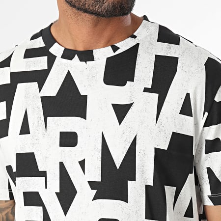 Armani Exchange - Camiseta 6DZTLT-ZJ9JZ Blanco Negro