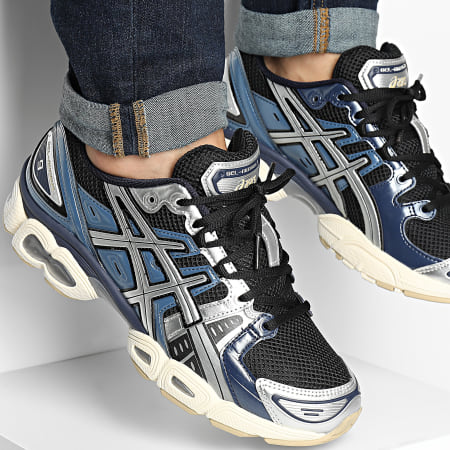 Asics - Canastas Gel Nimbus 9 1201A424 Negro Plata Pura