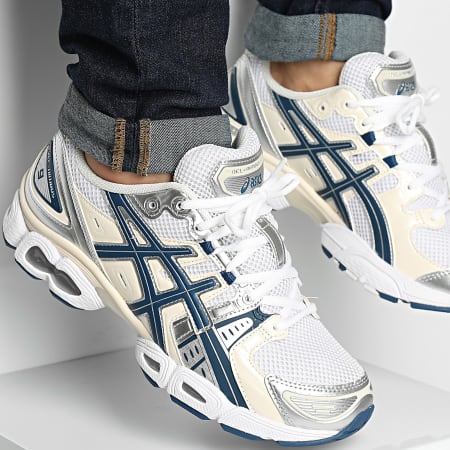 Asics - Baskets Gel Nimbus 9 1202A278 White Light Indigo