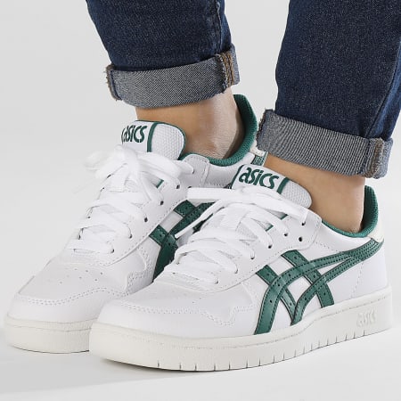 Asics - Japón S GS Mujer Zapatillas 1204A007 Blanco Jaspe Verde