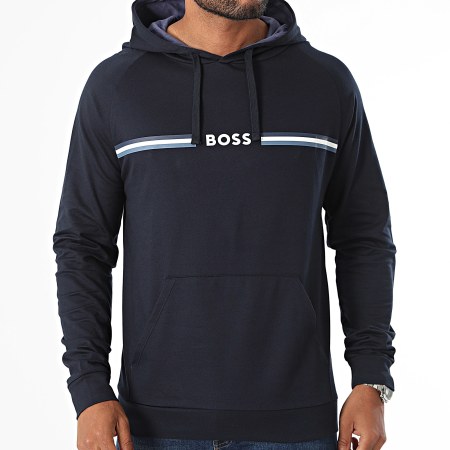 BOSS - Sweat Capuche Authentic Hoodie 50521766 Bleu Marine