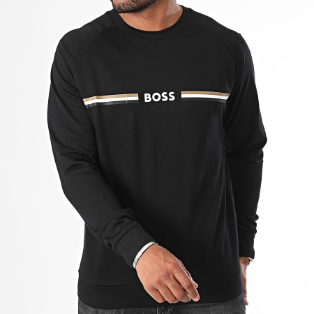 BOSS - Authentiek sweatshirt met ronde hals 50521749 Zwart