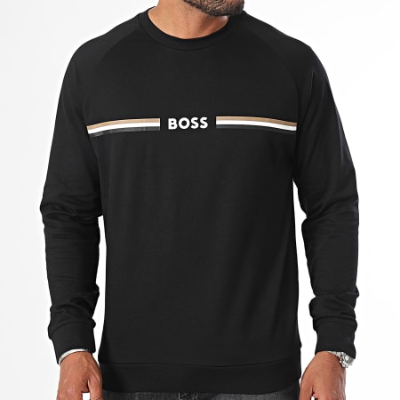 BOSS - Authentiek sweatshirt met ronde hals 50521749 Zwart