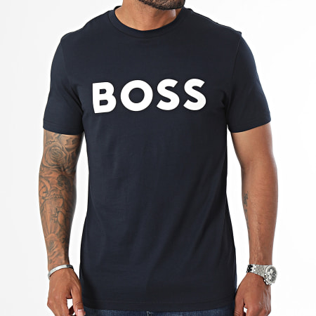 BOSS - Thinking 1 Tee Shirt 50481923 Navy