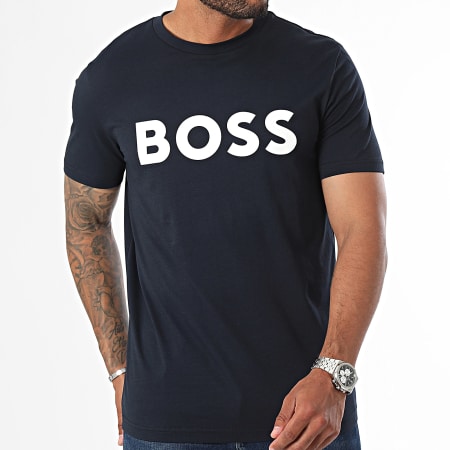 BOSS - Thinking 1 Tee Shirt 50481923 Navy