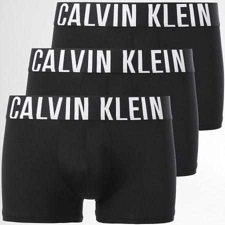 Calvin Klein - Juego de 3 bóxers Trunk NB3775A Negro