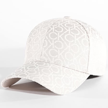 Calvin Klein - Cappello Monogram Jacquard 2032 Beige