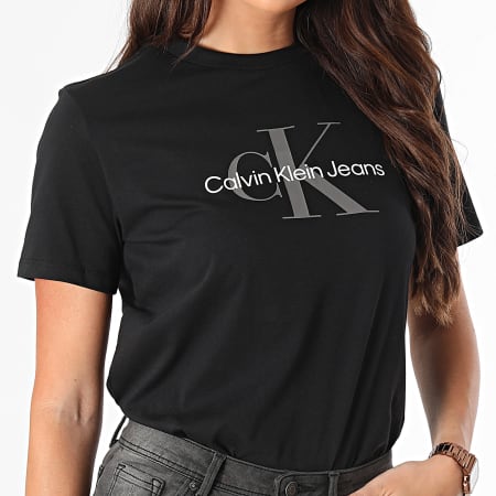 Calvin Klein - Dames-T-shirt L260 Zwart