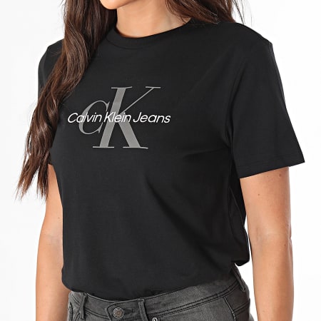 Calvin Klein - Dames-T-shirt L260 Zwart