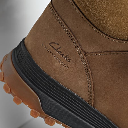 Clarks - Laarzen ATL Trek Up Waterdicht Donker Zand Wlined