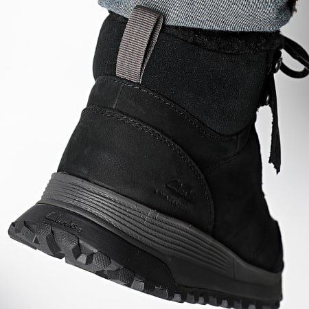 Clarks - Boots ATL Trek Up Waterproof Black Warmlined Leather