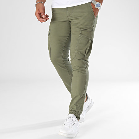 Jack And Jones - Pantalon Cargo Marco Joe Vert Kaki