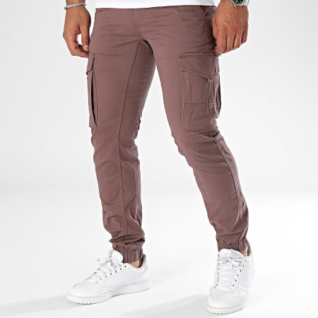 Jack And Jones - Paul Flake Taupe Roze Cargo Broek