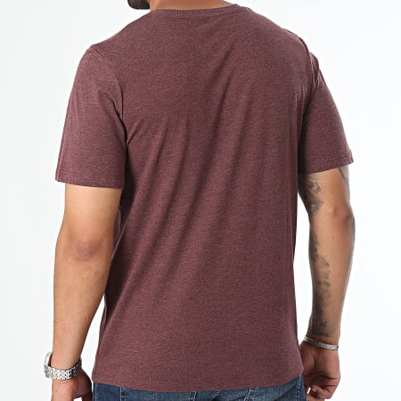 Jack And Jones - Set van 5 Erik T-shirts Bordeaux Groen Marine Licht Grijs Houtskool Grijs