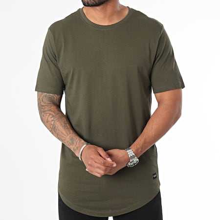 Jack And Jones - Tee Shirt Oversize Noa Vert Kaki