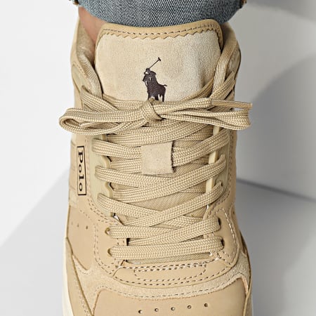 Polo Ralph Lauren - Baskets Masters Sport Bone Brown