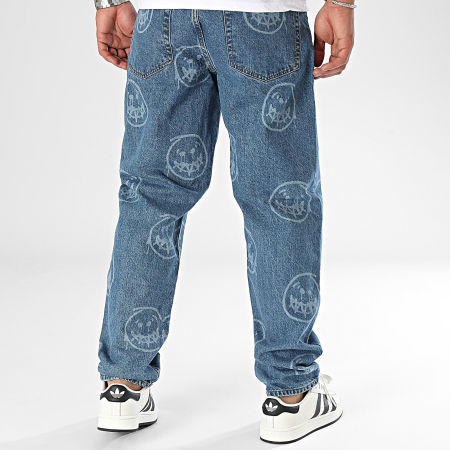 Redefined Rebel - Vaqueros Loose Fit Tokyo Smiley 237013 Azul Denim