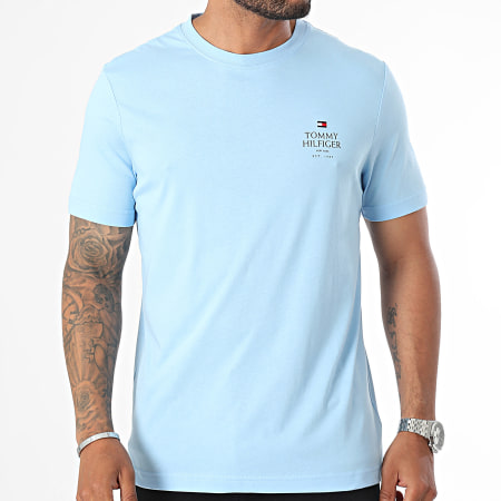 Tommy Hilfiger - Tee Shirt Stack 6500 Bleu Clair