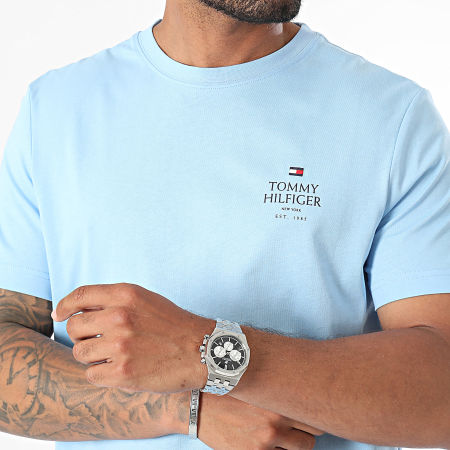 Tommy Hilfiger - Tee Shirt Stack 6500 Bleu Clair