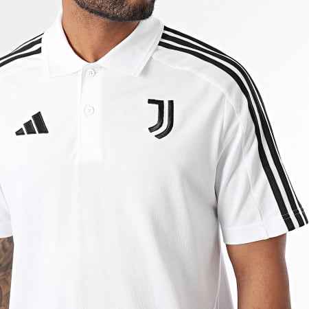 Adidas Sportswear - Polo Juventus a manica corta con strisce IT3785 Bianco