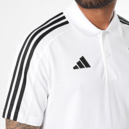 Adidas Sportswear - Polo Manches Courtes A Bandes Juventus IT3785 Blanc