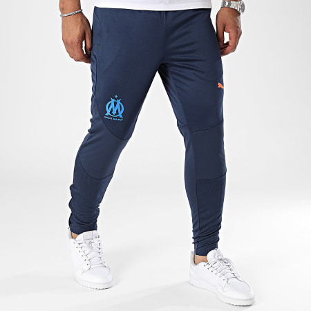 Puma - Pantaloni da jogging OM Training 778226 blu navy