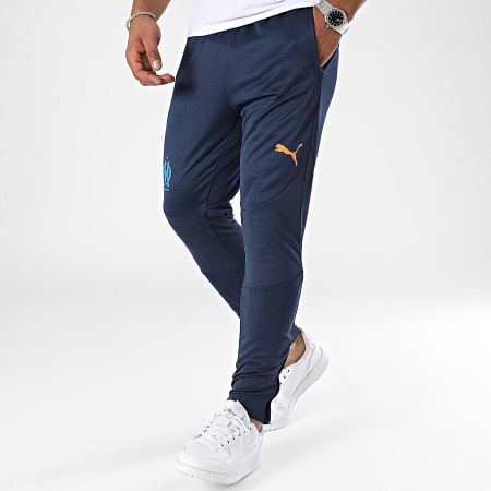 Puma - Pantaloni da jogging OM Training 778226 blu navy