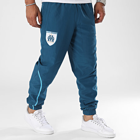 Puma - OM Prematch Woven 778244 Pantaloni da jogging blu anatra