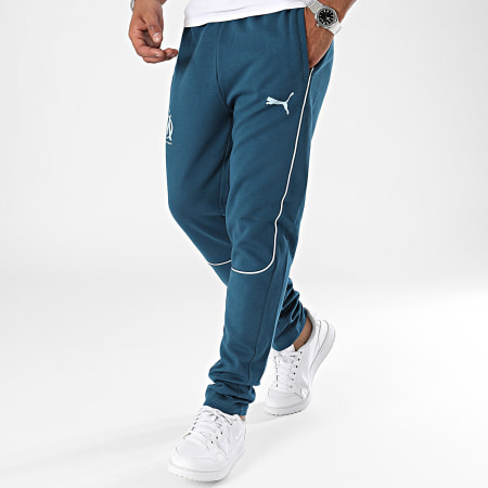 Puma - OM Casuals 778258 Pantaloni da jogging blu anatra