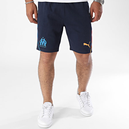 Puma - OM Casuals 778260 Pantaloncini da jogging blu scuro