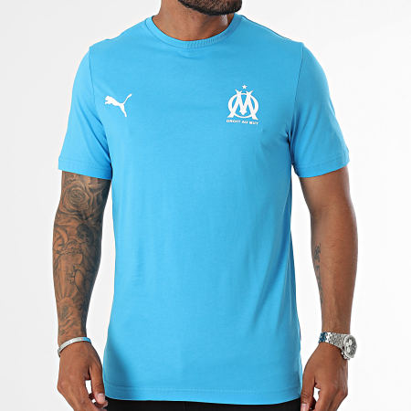 Puma - OM Essential T-shirt 778371 Lichtblauw