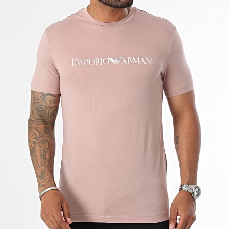 Emporio Armani - Maglietta con logo 8N1TN5-1JPZZ Rosa