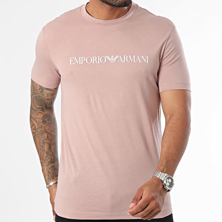 Emporio Armani - Maglietta con logo 8N1TN5-1JPZZ Rosa