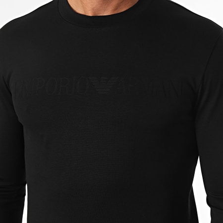 Emporio Armani - Camiseta de manga larga 8N1TD7-1JGYZ Negro