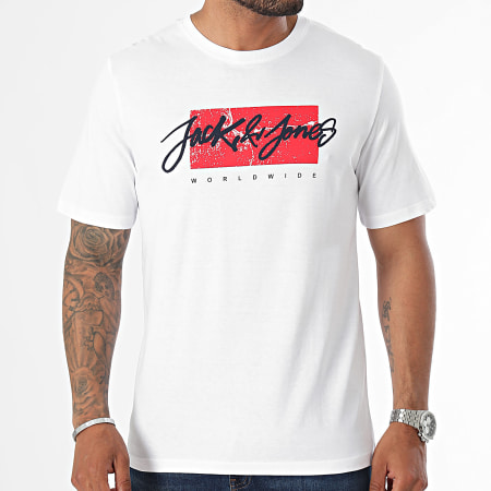 Jack And Jones - Juego De 3 Camisetas Tiley Azul Marino Blanco Negro