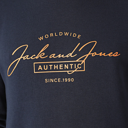 Jack And Jones - Set van 2 Ferris Crewneck Sweatshirts Navy Blauw Zwart