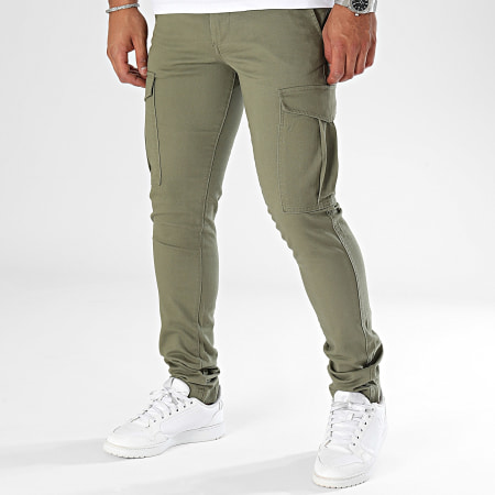 Jack And Jones - Marco Joe Pantalones Cargo Caqui Verde