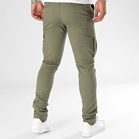 Jack And Jones - Marco Joe Cargo Broek Khaki Groen