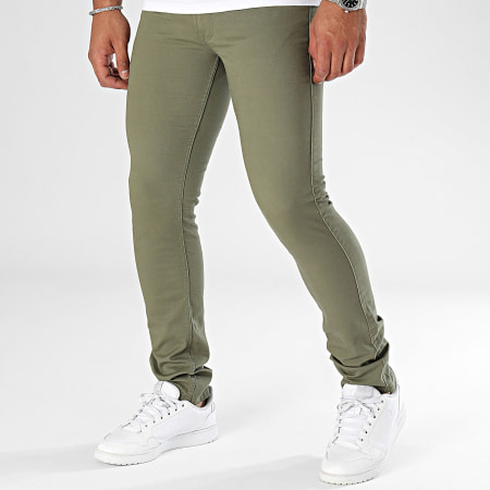 Jack And Jones - Glenn Original Slim Jeans Caqui Verde