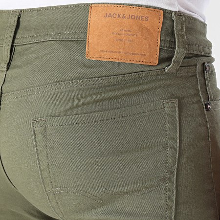 Jack And Jones - Jean Slim Glenn Original Vert Kaki