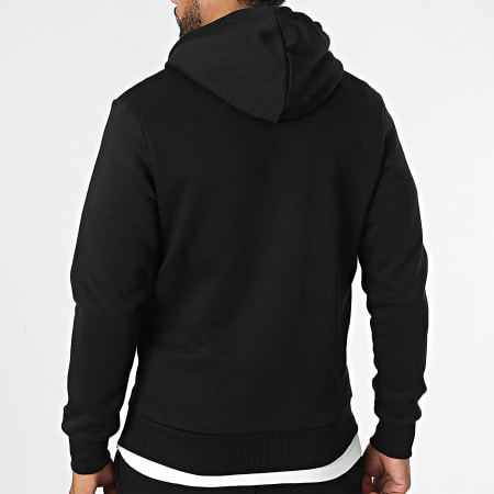 Jack And Jones - Ensemble Sweat Capuche Et Pantalon Jogging Et Tee Shirt Ferris Blanc Noir