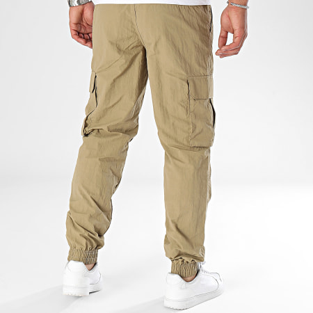 Jack And Jones - Pantalon Cargo Relaxed Fit Kane Micks Vert Kaki