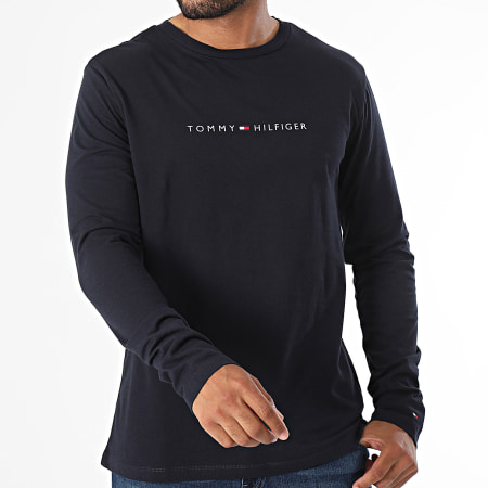 Tommy Hilfiger - T-shirts lange mouwen 3345 marineblauw