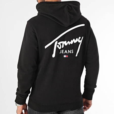 Tommy Jeans - Felpa con cappuccio grafica Entry 9229 Nero