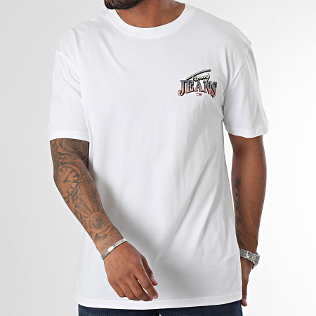 Tommy Hilfiger - Tee Shirt Regular Diamond Twist 8520 Bianco