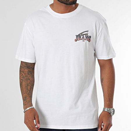 Tommy Hilfiger - Tee Shirt Regular Diamond Twist 8520 Blanc